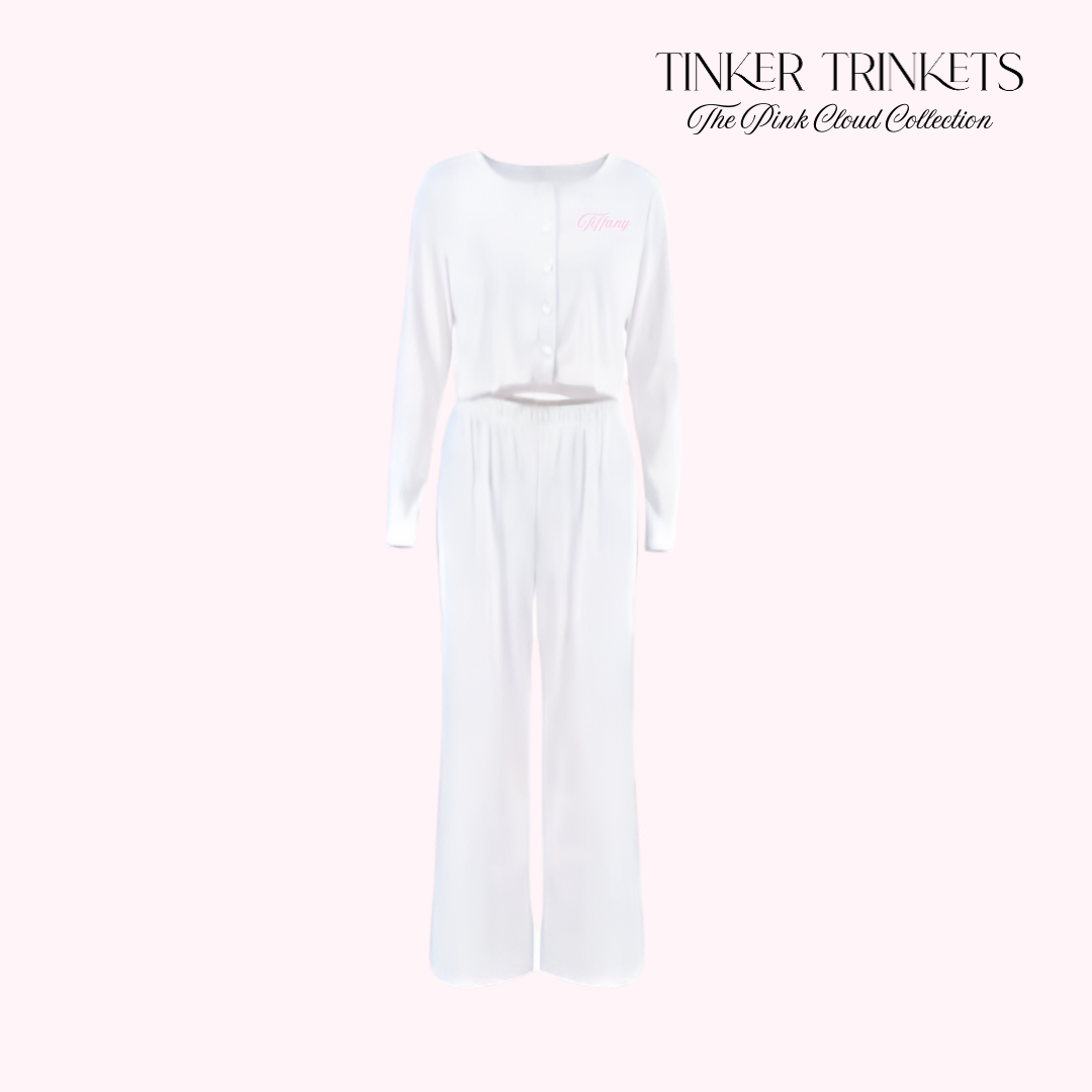 Pink Cloud Pointelle Pyjamas
