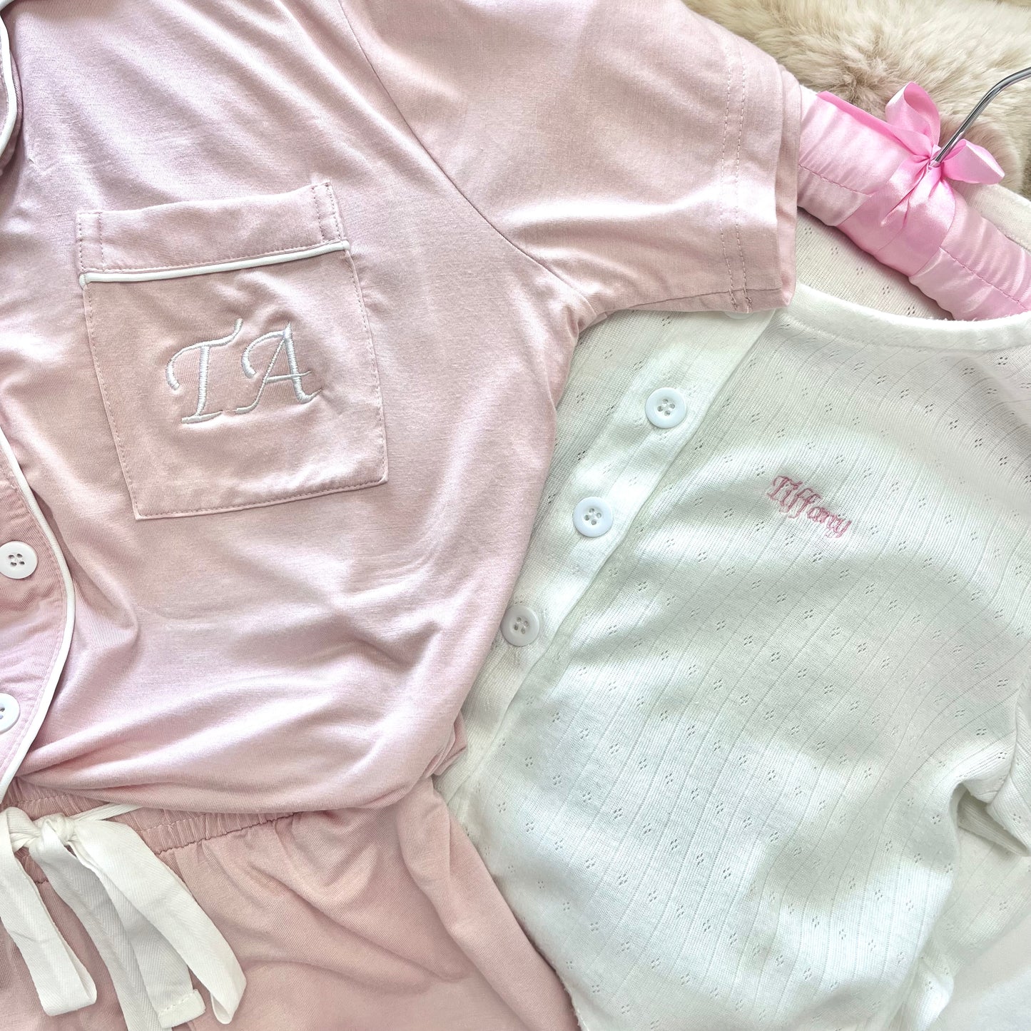 Pink Cloud Short Pyjamas