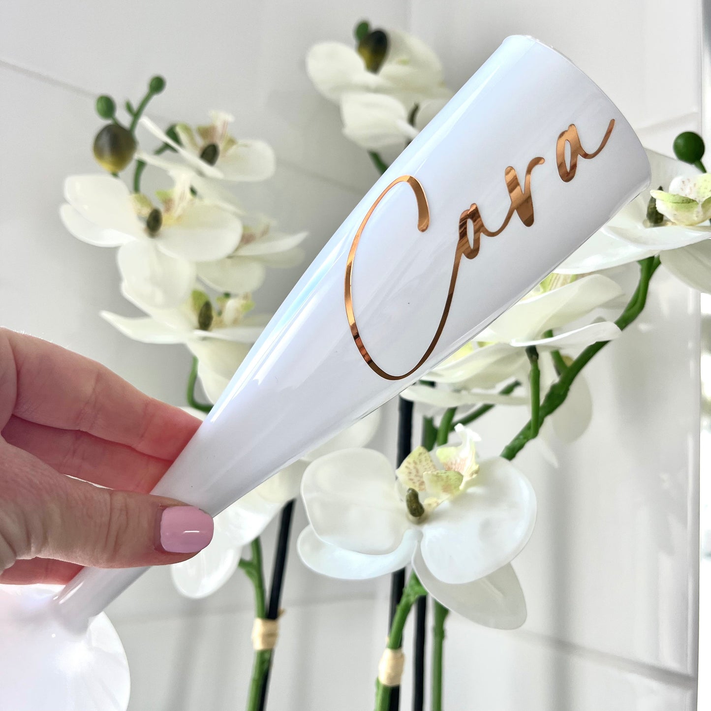 Bridal Party Champagne Flutes | Plastic White Champagne Cup | Hen Party | Champagne Flute Stickers | Bridesmaids | Prosecco Flute