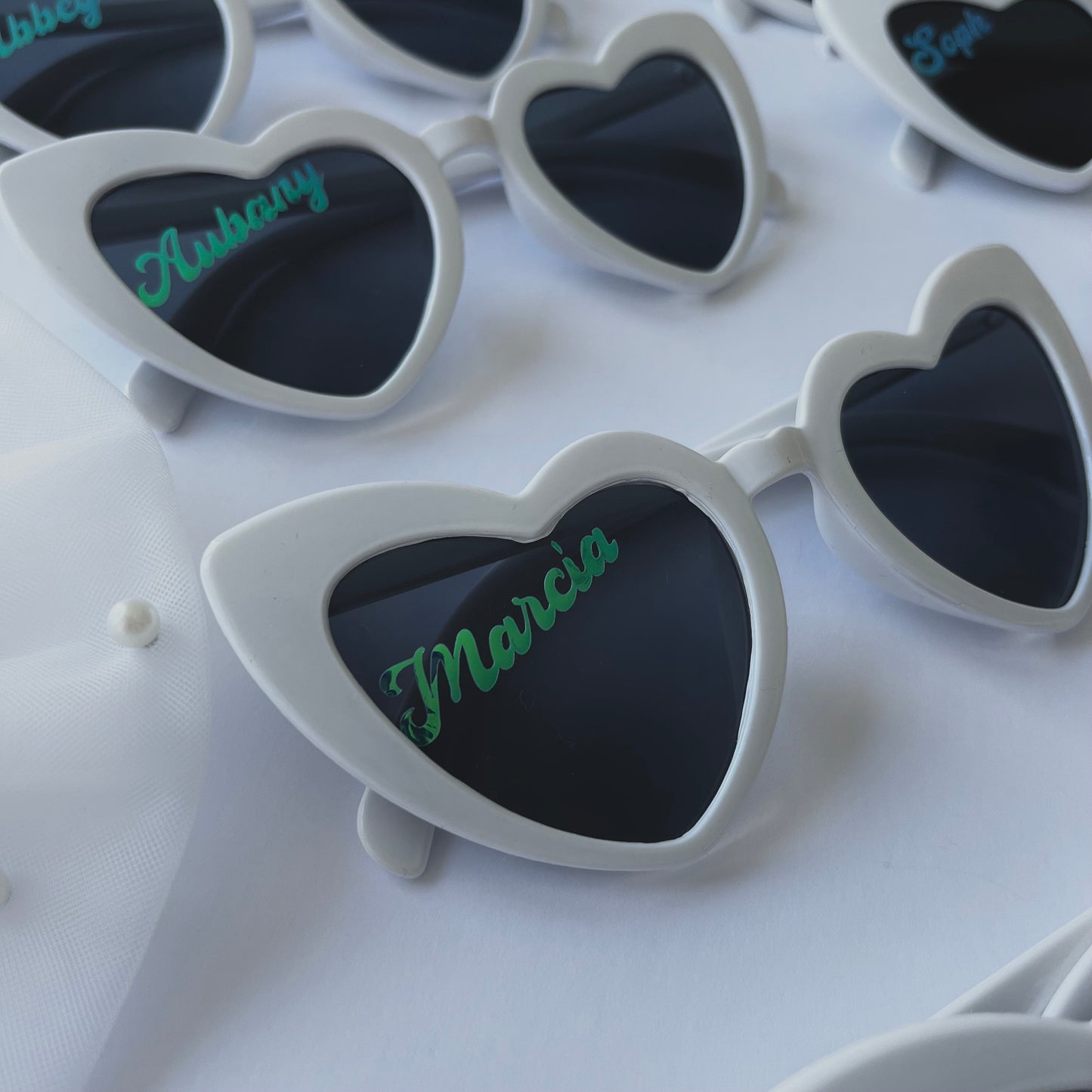 Hen Party Personalised Heart Sunglasses