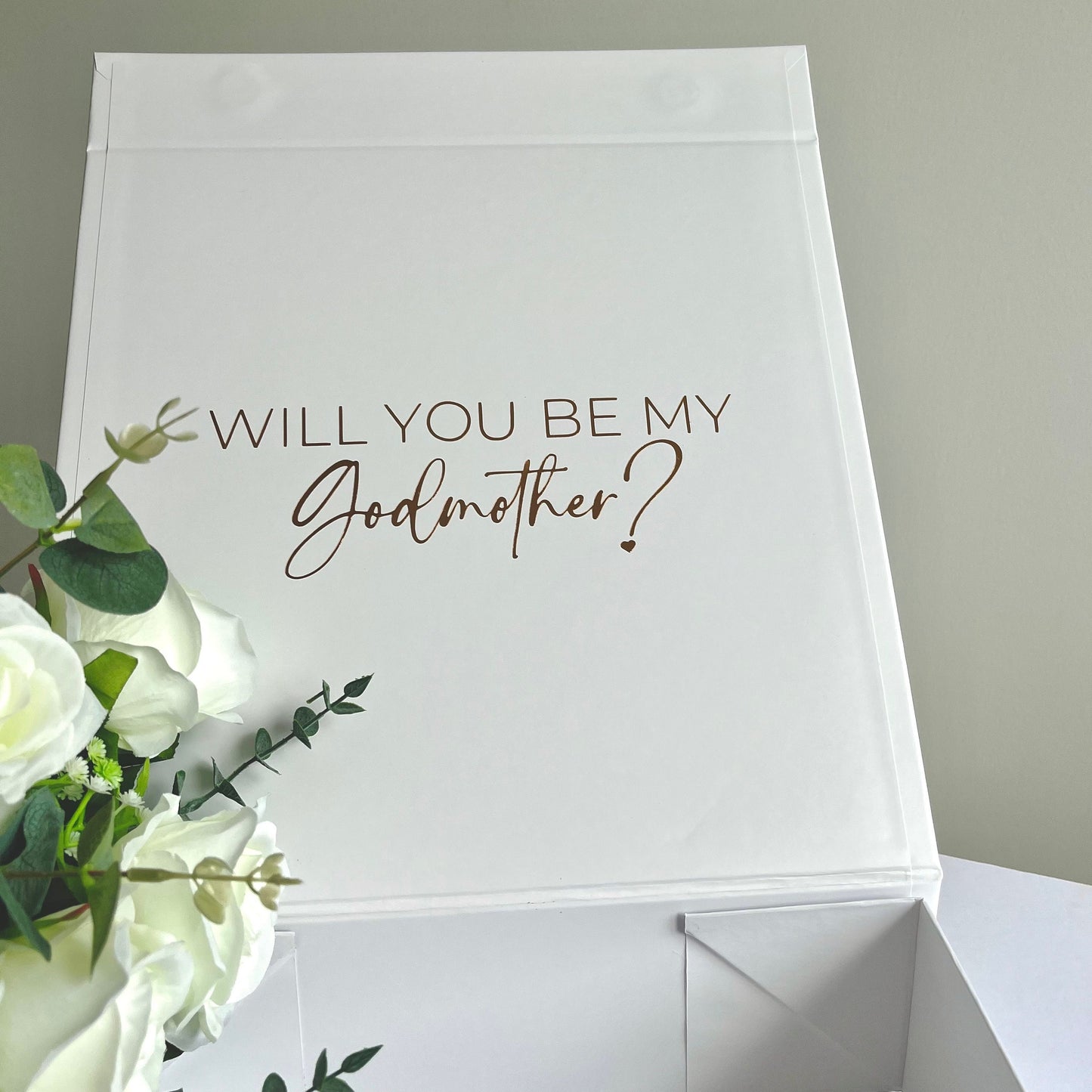 Baby Blue will you be my godmother gift | Will you be my godmother gift box | Blue gift hamper box Godmother Baby Boy | Baby Boy Godmother