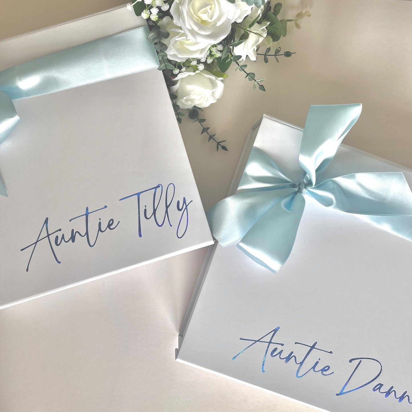 Baby Blue will you be my godmother gift | Will you be my godmother gift box | Blue gift hamper box Godmother Baby Boy | Baby Boy Godmother
