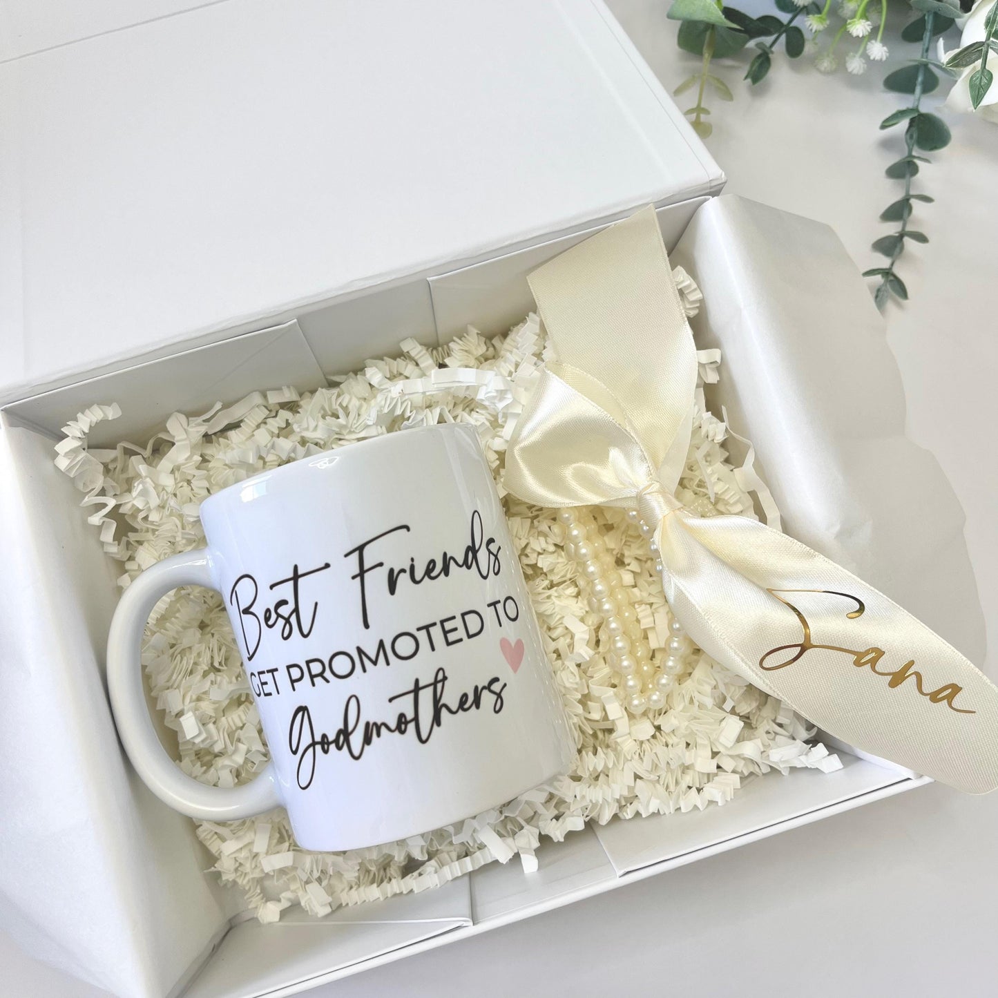 Personalised will you be my Godmother gift box bundle | Custom Godmother Present | Best Friend Godmother Gift | Luxury Godmother Proposal |