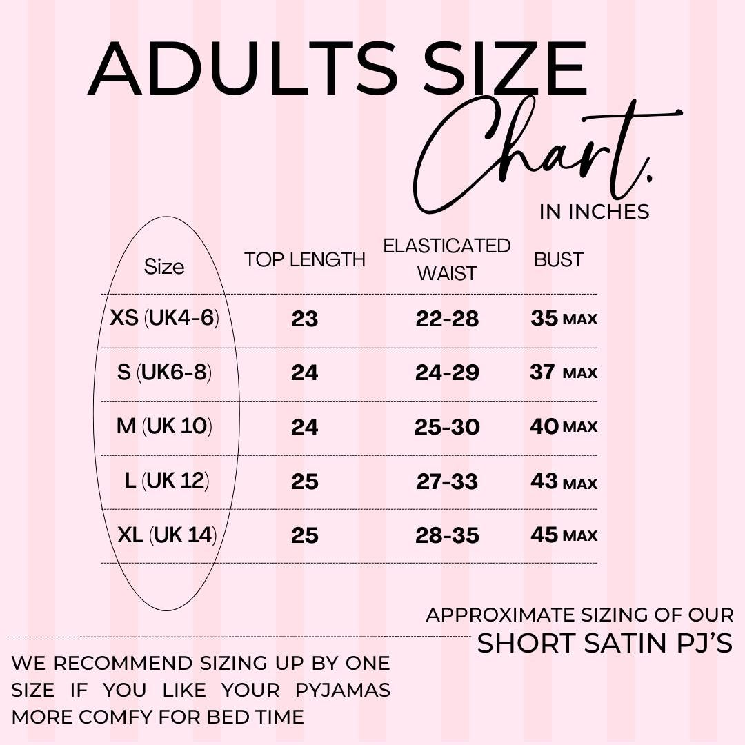 Personalised Pink Striped Satin Pyjamas | Valentines Day Pyjamas | Valentines Day Gift for Her | Pink PJs Valentines Day | Galentines Pjs