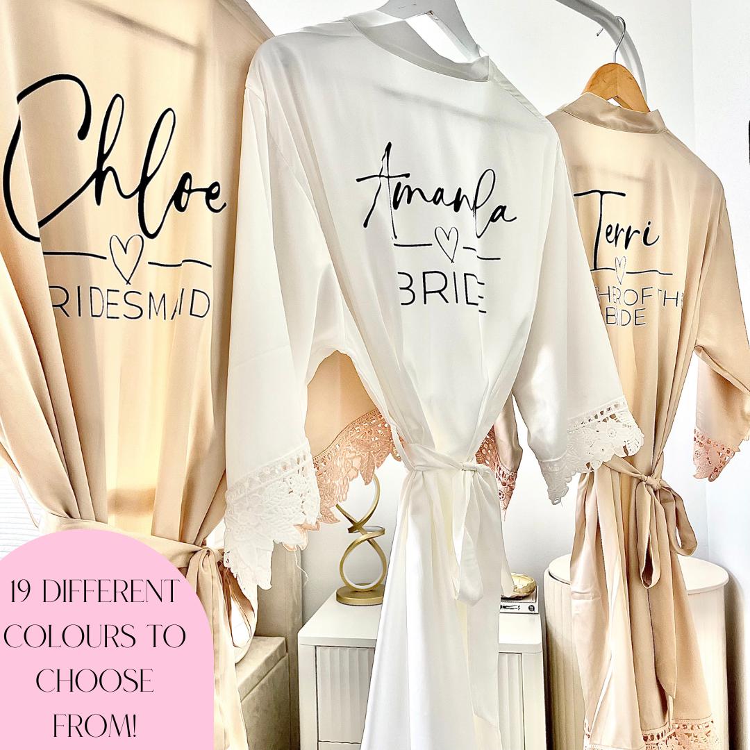 Champagne Bridal Party Robe