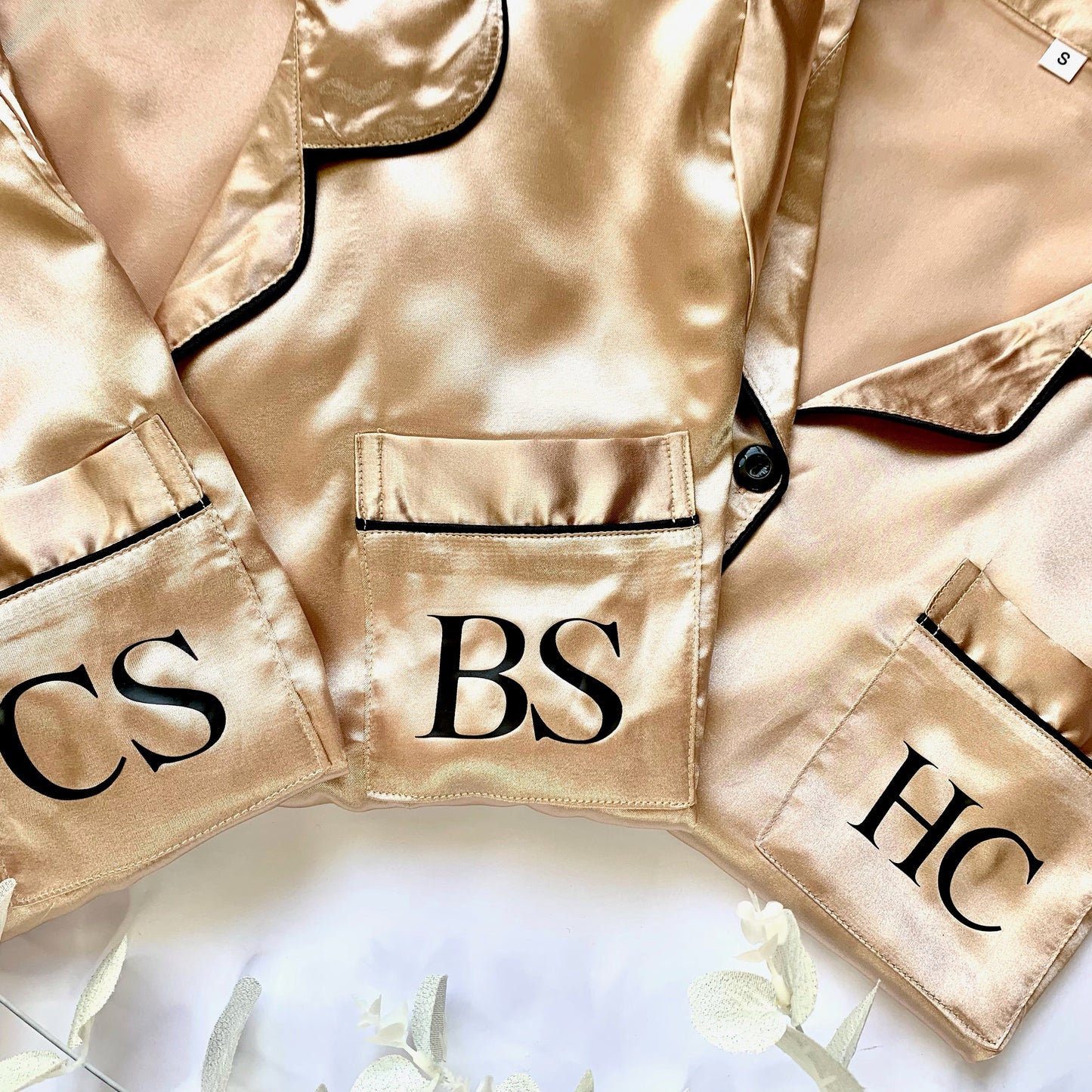 Personalised Satin Pyjamas | Bridal PJ's | Birthday Pjs | Bridal Pyjamas | Personalised Birthday PJ's | Personalized Hen Party PJ's