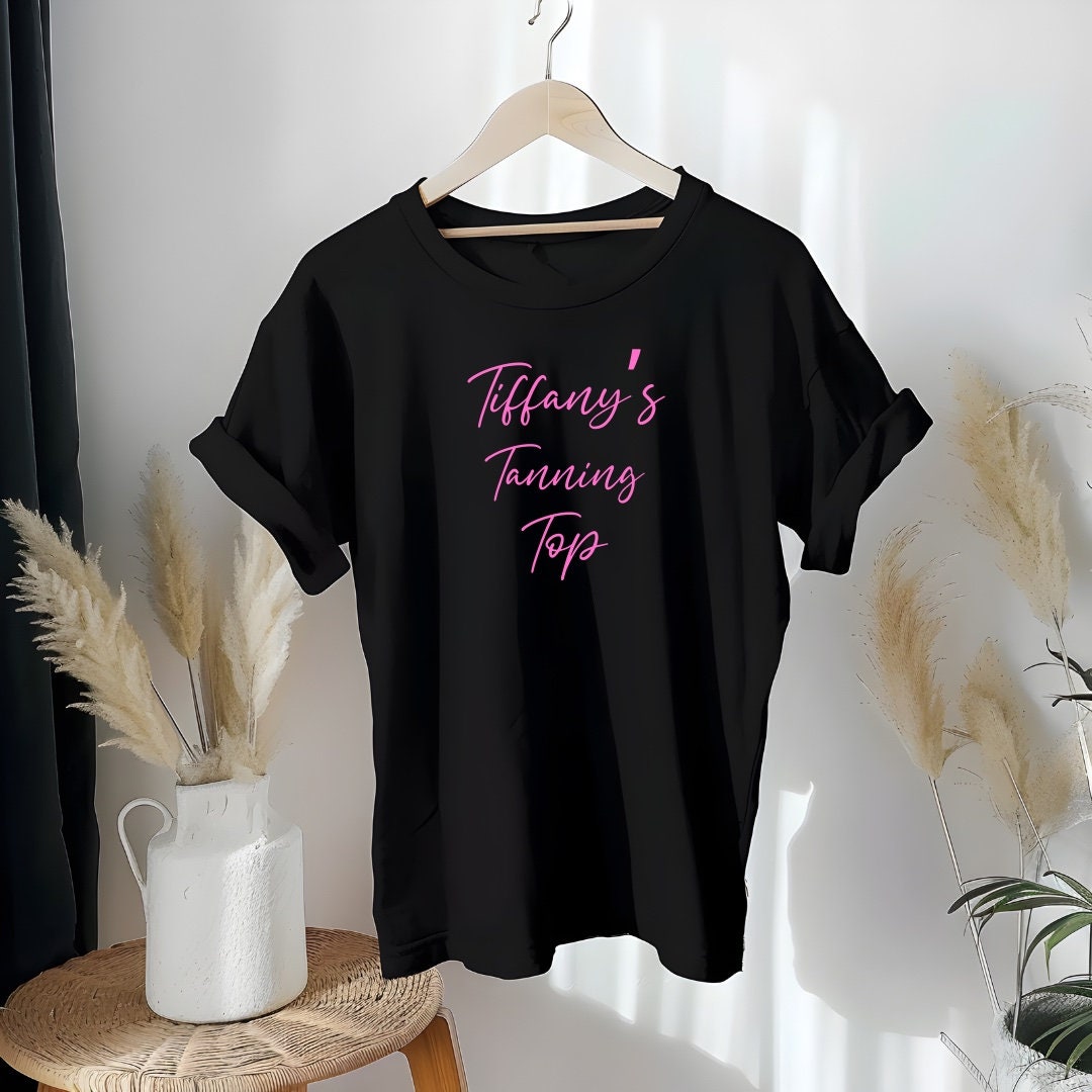 Personalised Tanning T-Shirt, Tanning Top, Fake Tan Lovers Gift | Tanning salon Merchandise | Fake tan gift | Tan T shirt | Fake tan t shirt