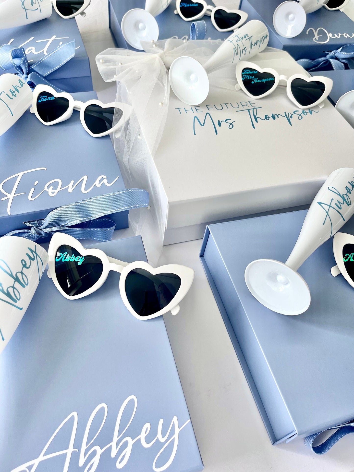 Blue Personalised Box | Hen Party Box | Bridesmaid Proposal Box | Shes On cloud 9 hen | Blue Wedding theme | Blue Bridesmaid | Blue box