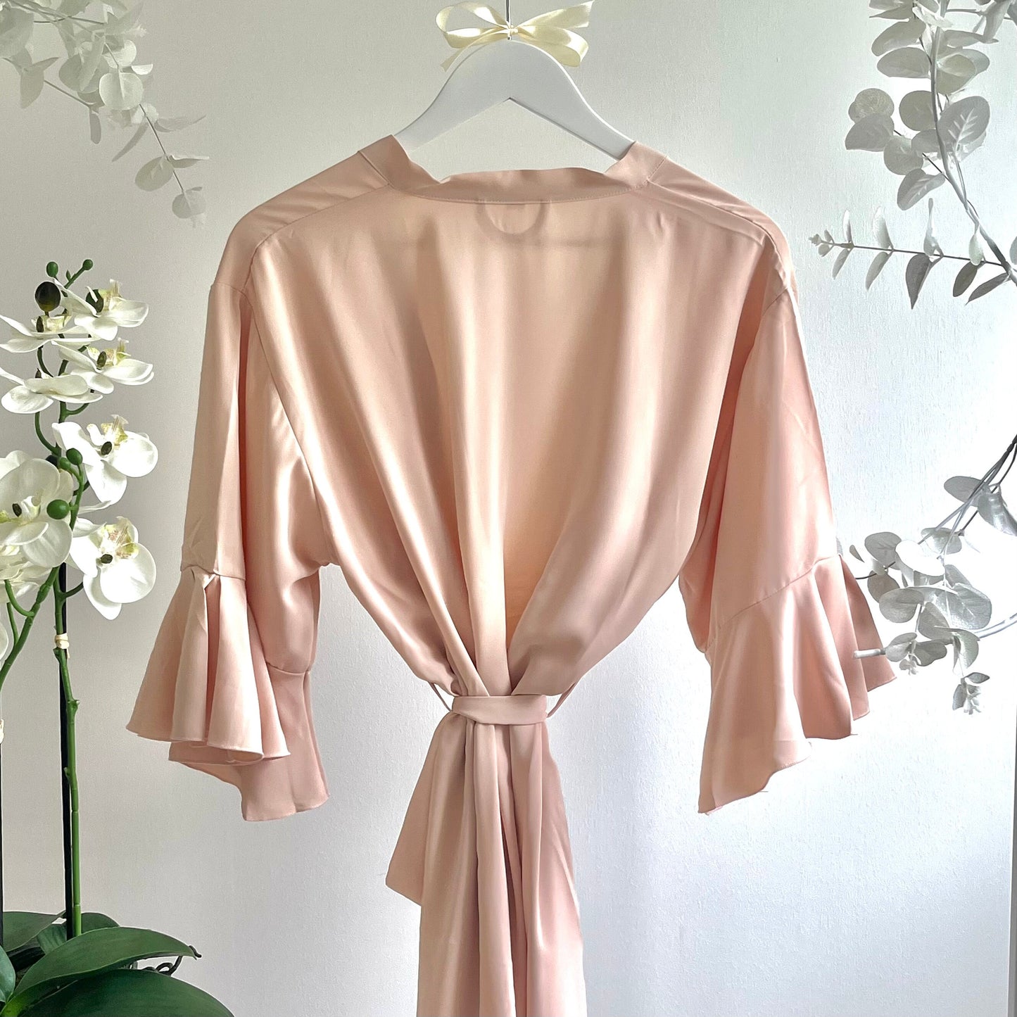 Personalised Luxury Ruffle Bridesmaid Robe