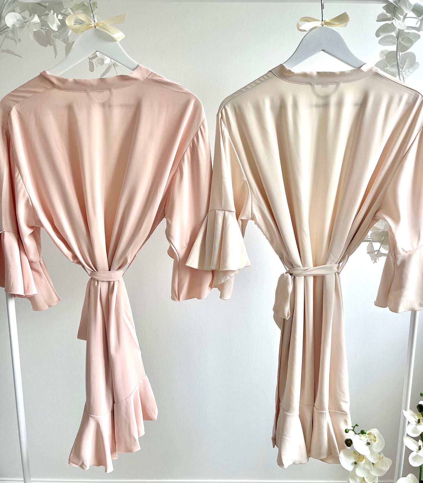 Personalised Luxury Ruffle Bridesmaid Robe