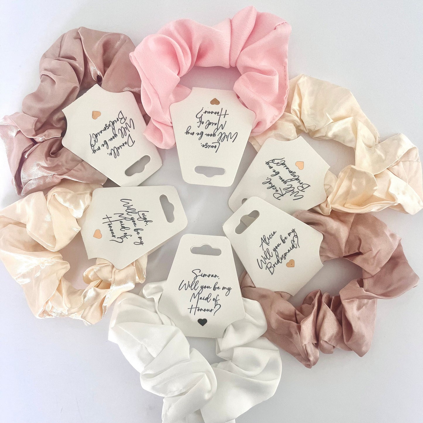 Personalised Proposal Scrunchie