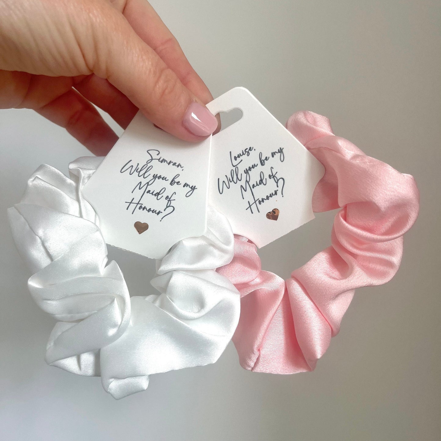 Personalised Proposal Scrunchie